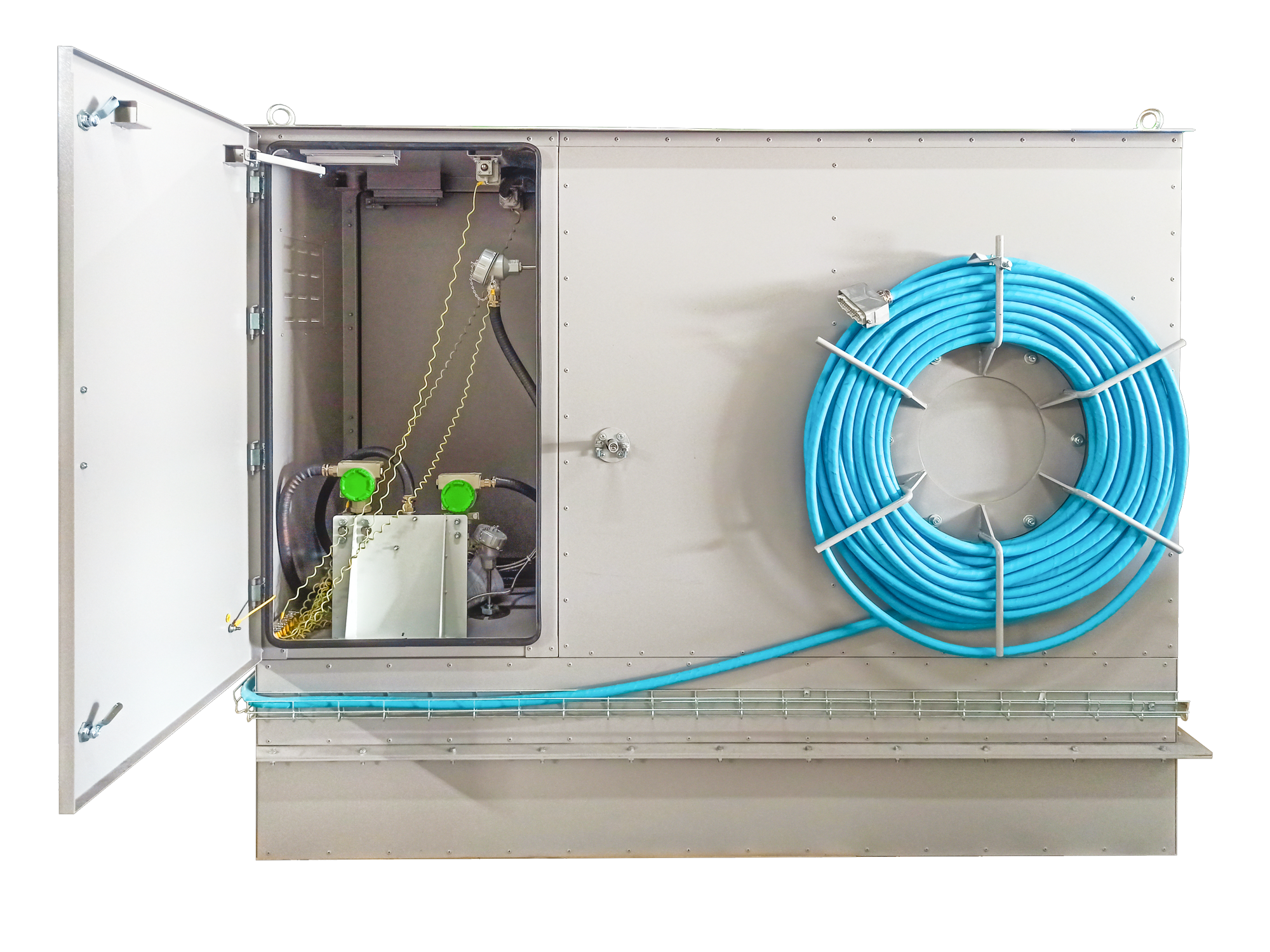 Блочно-шкафные  узлы учета пара ЭМИС-Эско 2210 на базе сужающих устройств