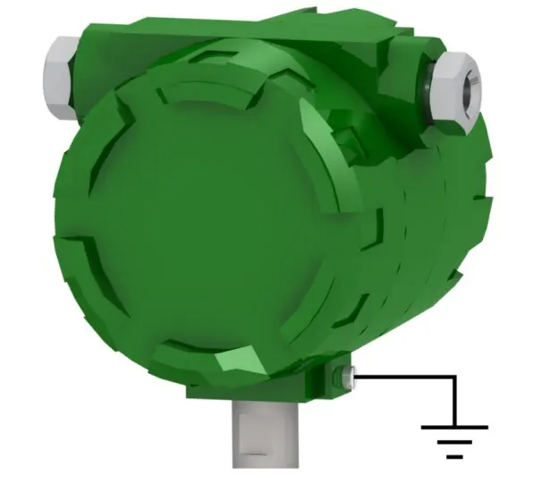 Винт заземления на корпусе электронного блока Винт заземления на корпусе электронного блока